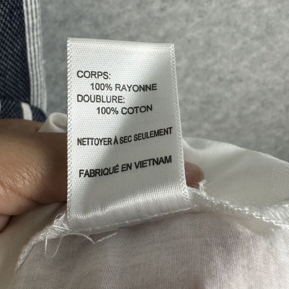 ASTR Sundress Jumper Pockets Casual Sleeveless Striped V-neck Gray White Size M - Picture 11 of 12